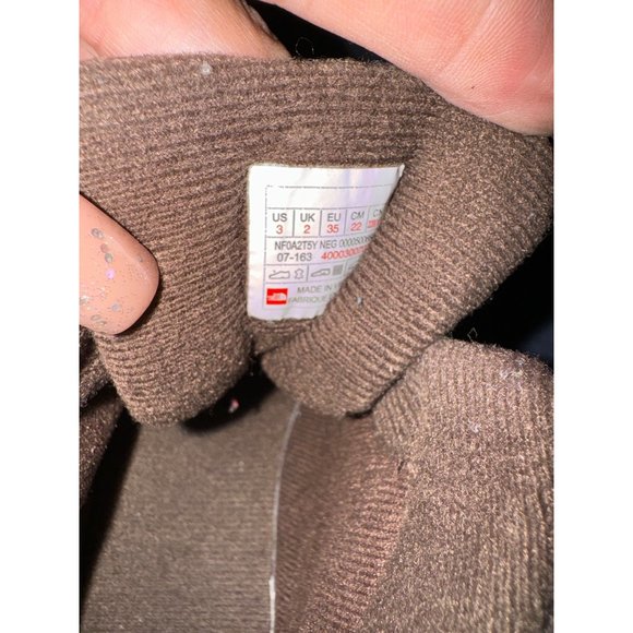 The North Face JR Ballard hydroseal waterproof, brown, hiking boots,‎ youth size - Picture 8 of 8